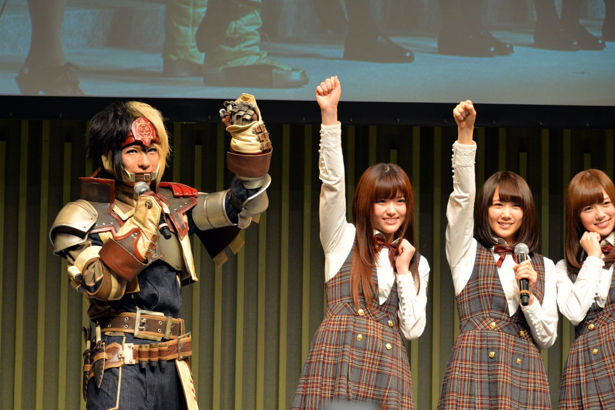 左から歌広場淳、松村沙友理、永島聖羅、白石麻衣。