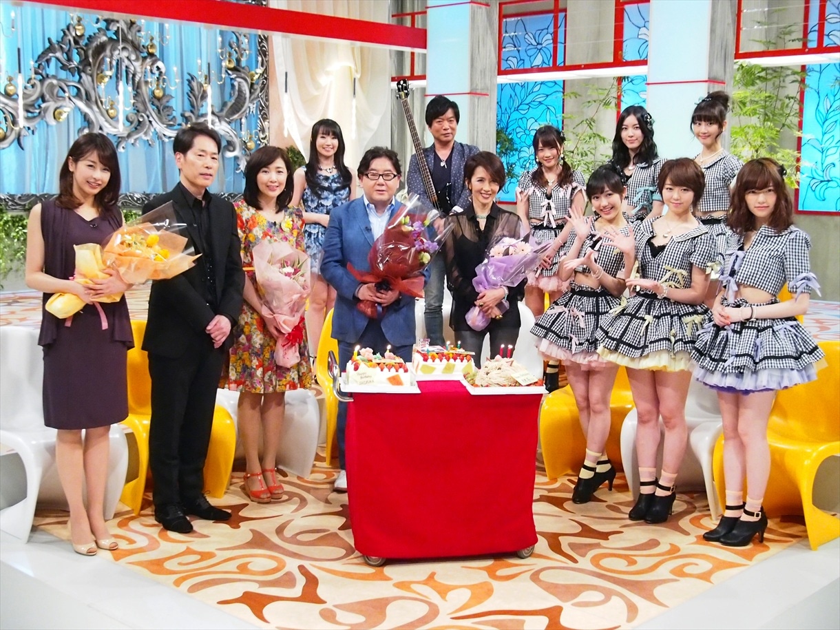 トーク収録後には秋元康、菊池桃子、工藤静香、フジテレビアナウンサー加藤綾子の誕生祝いが行われた。