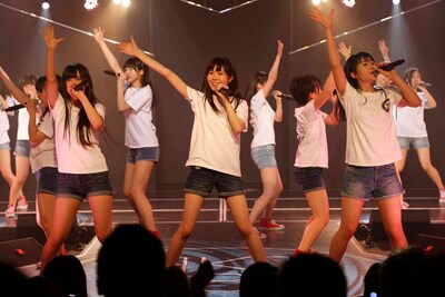 HKT48研究生「脳内パラダイス」公演千秋楽の様子。 (c)AKS