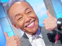 「MUSIC FAIR」収録時の谷村新司。