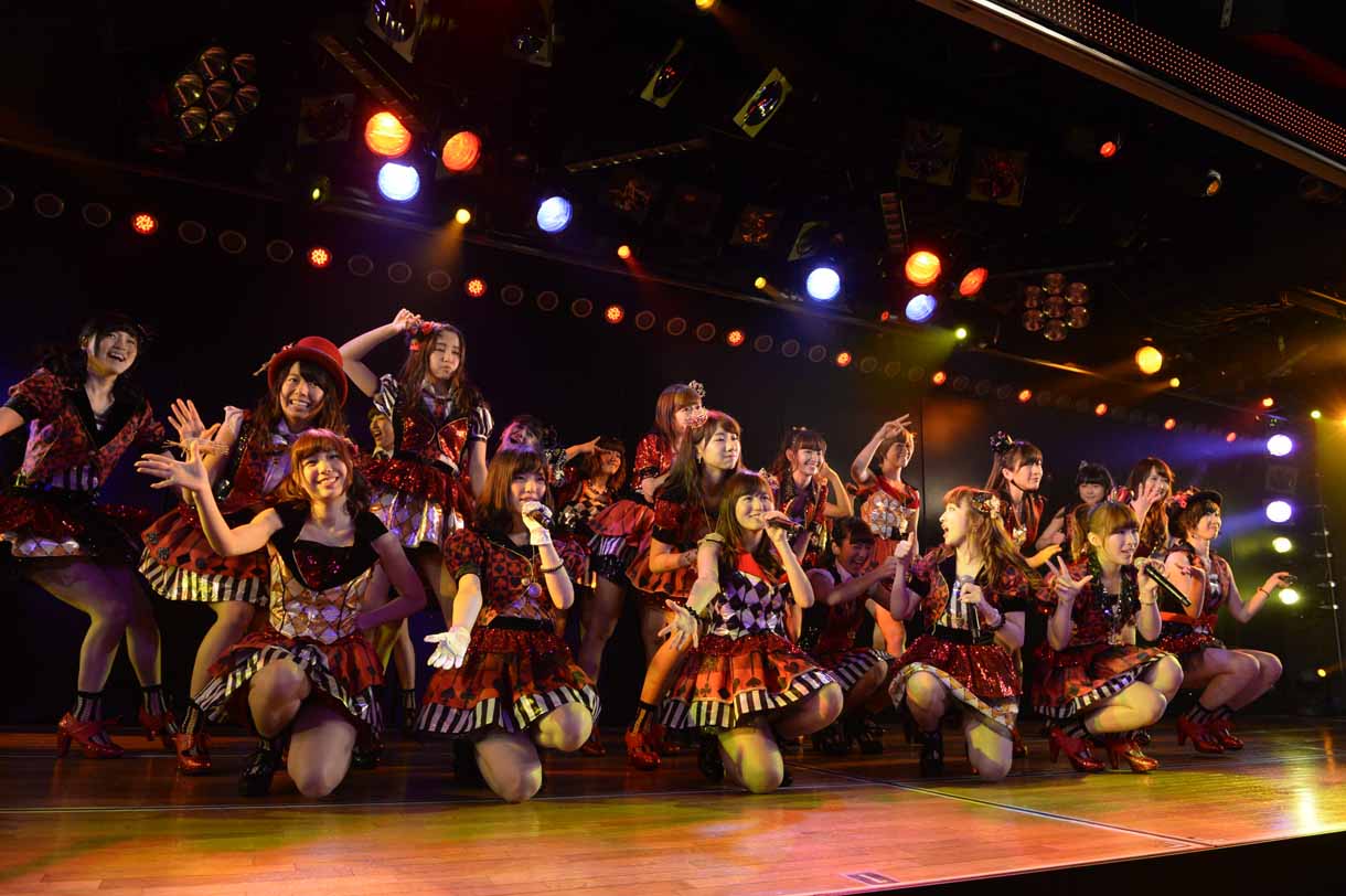 AKB48梅田チームB「ウェイティング」公演千秋楽の様子。 (c)AKS