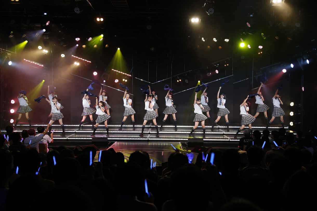 HKT48チームH「青春ガールズ」初日公演の様子。 (c)AKS