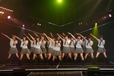 HKT48チームH「青春ガールズ」初日公演の様子。 (c)AKS