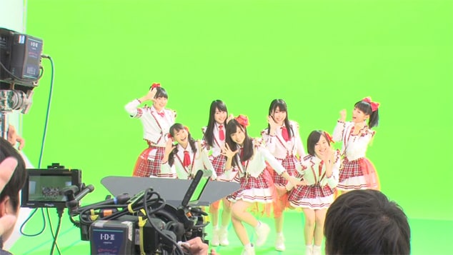 城南建設株式会社「住宅情報館」CM撮影の様子。