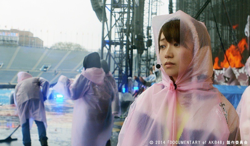 映画「DOCUMENTARY of AKB48 The time has come 少女たちは、今、その背中に何を想う？」のワンシーン。