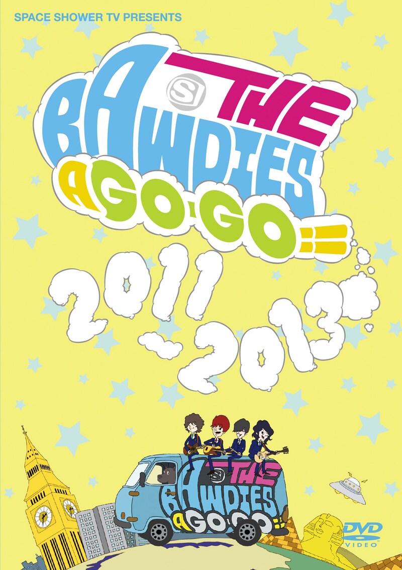 THE BAWDIES「SPACE SHOWER TV presents THE BAWDIES A GO-GO!! 2011-2013」ジャケット