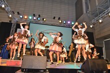 2年連続で「超演奏してみた」ブースに登場する私立恵比寿中学（写真は2014年4月「ニコニコ超会議3」の様子）。
