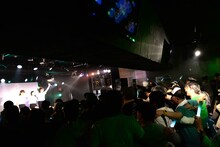 「Negicco『トリプル！WONDERLAND』リリースイベントTOKYO FINAL!＆反省会」第2部の様子。