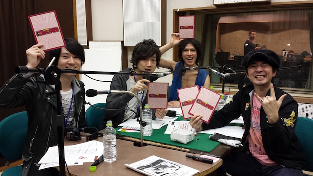 NHKラジオ第1「怒髪天・増子直純の月刊★ロック判定」初回収録の様子。