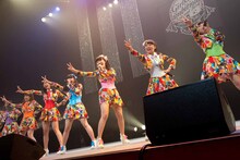 SUPER☆GiRLS「SUPER☆GiRLS 第二章開幕 ～はじめまして、新生スパガです!!～ キャンペーン」の様子。