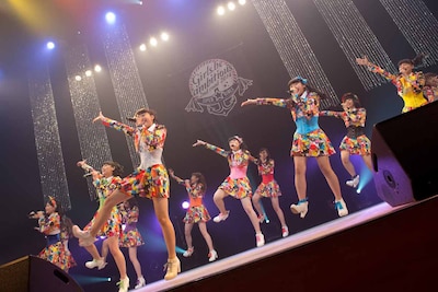 SUPER☆GiRLS「SUPER☆GiRLS 第二章開幕 ～はじめまして、新生スパガです!!～ キャンペーン」の様子。