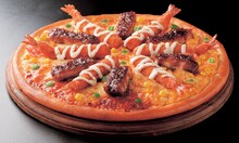 アオキーズ・ピザ「しゃちピザ大名古屋スペシャル」見本