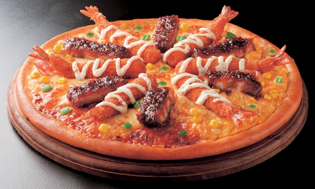 アオキーズ・ピザ「しゃちピザ大名古屋スペシャル」見本