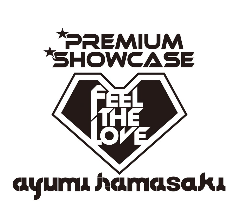 「ayumi hamasaki PREMIUM SHOWCASE ～Feel the love～」ロゴ