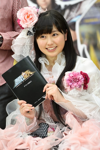 「聖闘士星矢 LEGEND of SANCTUARY」公開アフレコに挑んだ佐々木彩夏。