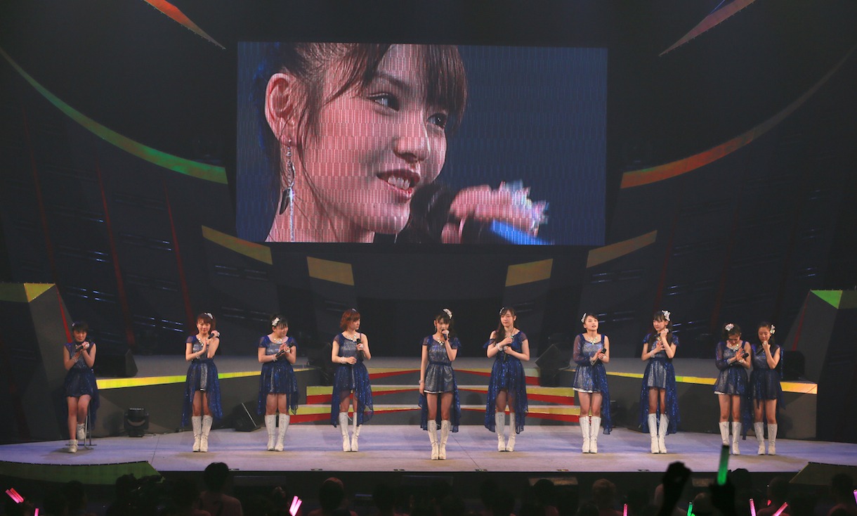 モーニング娘。'14「モーニング娘。'14コンサートツアー春 ～エヴォリューション～」周南市文化会館公演の様子。