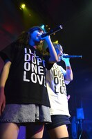 ライムベリー。左からMC HIME、MC MIRI。