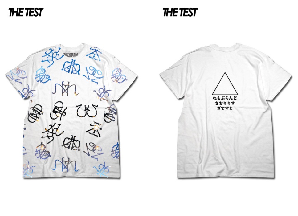 サオリリス、NEMOBRAND、THE TESTによるコラボTシャツ。