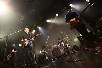 The Mirraz。4月27日の東京・UNIT公演の様子。