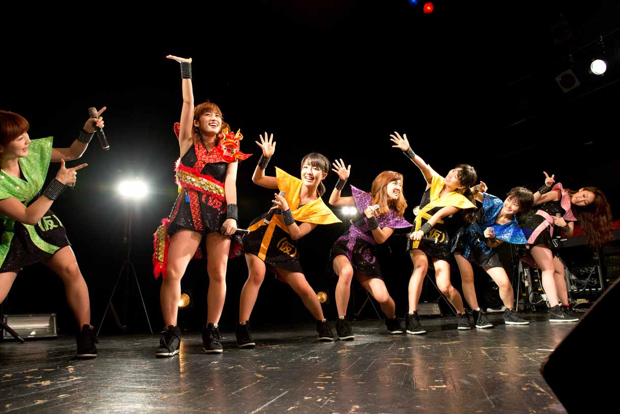 「アップアップガールズ（仮）～仙石みなみ誕生日スペシャル～」の様子。