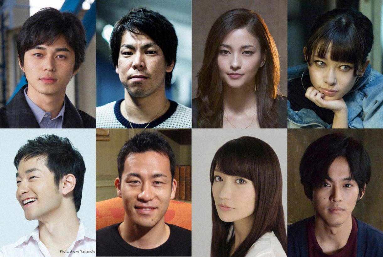 上段左から、東出昌大、前田健太、黒木メイサ、加藤ミリヤ。下段左から、五嶋龍、吉田麻也、大島優子、松坂桃李。(C)TBS