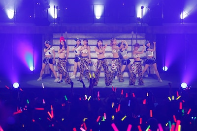 「℃-uteコンサートツアー2014春～℃-uteの本音～」中野サンプラザ夜公演の様子。