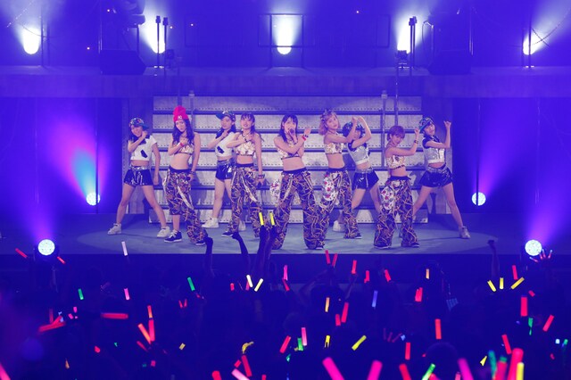 「℃-uteコンサートツアー2014春～℃-uteの本音～」中野サンプラザ夜公演の様子。