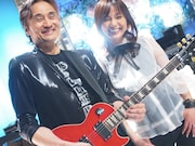 「僕らの音楽」収録時の相川七瀬と織田哲郎。