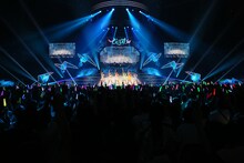 でんぱ組.inc「ワールドワイド☆でんぱツアー2014 in 日本武道館 ～夢で終わらんよっ！～」の様子。