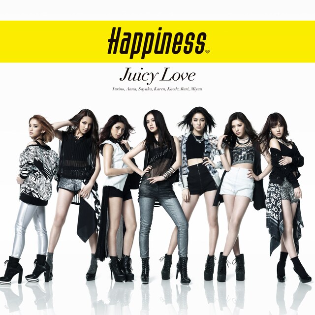 Happiness「JUICY LOVE」CD+DVD盤ジャケット