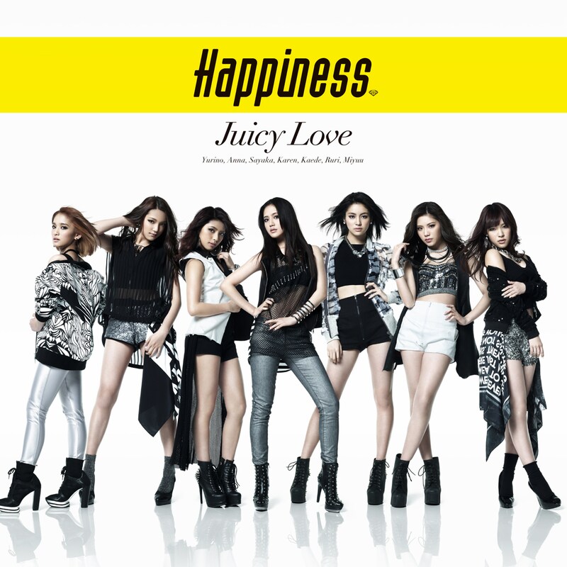 Happiness「JUICY LOVE」CD+DVD盤ジャケット