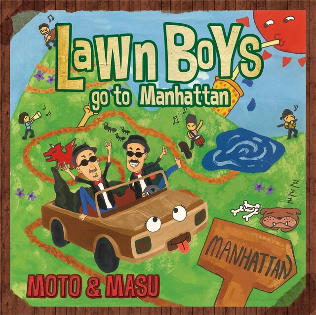 MOTO & MASU「Lawn Boys go to Manhattan」ジャケット