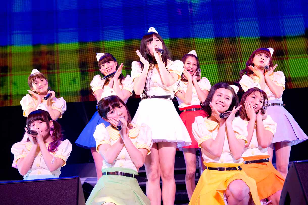 PASSPO☆ワンマンフライト「オススメ機内チャンネル便」の様子。