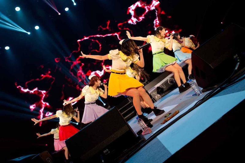 PASSPO☆ワンマンフライト「オススメ機内チャンネル便」の様子。