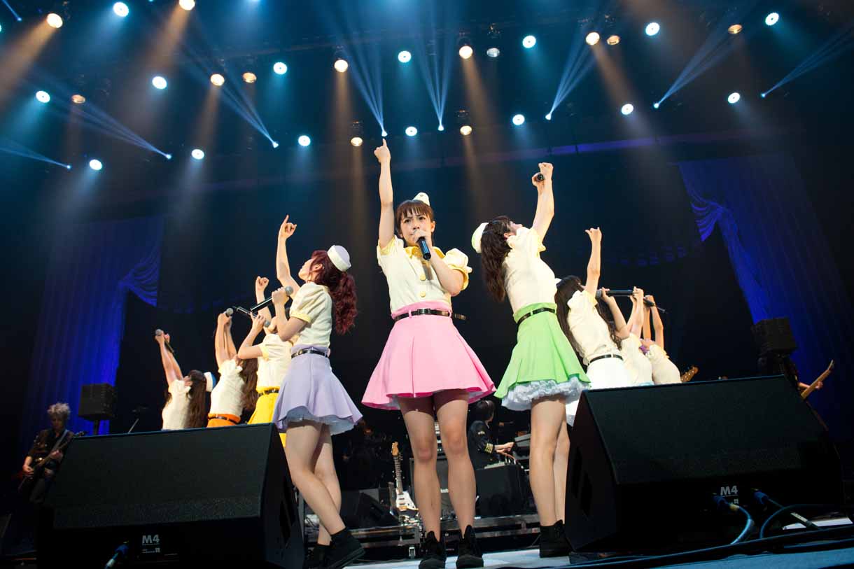 PASSPO☆ワンマンフライト「カウントUP4.5周年便」の様子。