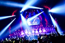「Berryz工房デビュー10周年記念コンサートツアー2014春 ～リアルBerryz工房～」中野サンプラザ夜公演の様子。