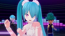 livetune & Pharrell Williams feat. 初音ミク「Last Night, Good Night (Re:Dialed) -Pharrell Williams Remix-」ビデオクリップのワンシーン。(c) Crypton Future Media, INC. www.piapro.net (c)2014 Takashi Murakami/Kaikai Kiki Co., Ltd. All Rights Reserved.