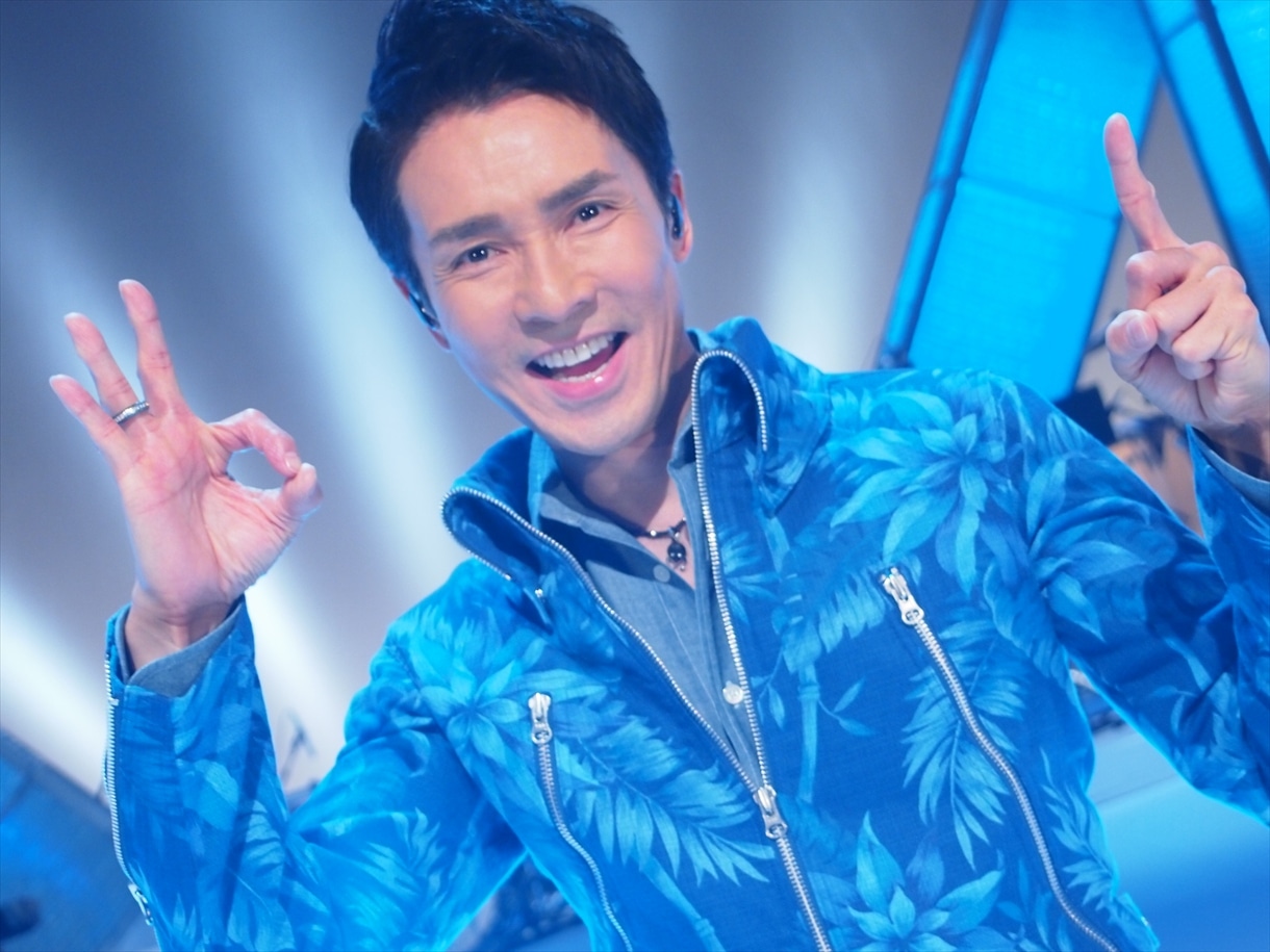 「MUSIC FAIR」収録時の郷ひろみ。
