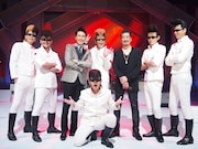 郷ひろみ×氣志團×宇崎竜童「禁猟区」収録時の様子。この映像は6月28日(土)放送の「2014上半期名演集」でオンエアされる。