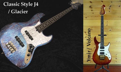 Sago NEW MATERIAL GUITARS製のギター。