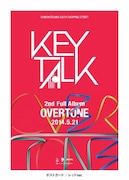 「KEYTALK "OVERTONE" WEEK」で配布されるポストカードデザイン。