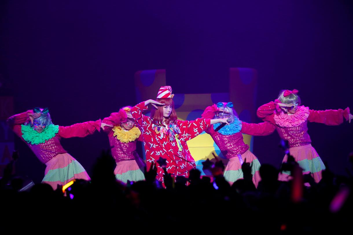 「KPP NANDA COLLECTION WORLD TOUR 2014」Zepp Tokyo公演の様子。