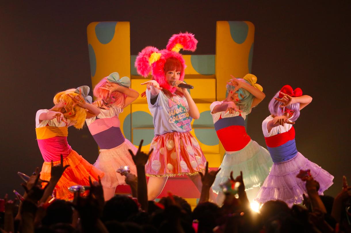 「KPP NANDA COLLECTION WORLD TOUR 2014」Zepp Tokyo公演の様子。
