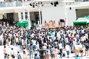 SUPER☆GiRLS「花道!!ア～ンビシャス」発売記念イベントの様子。