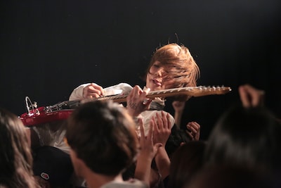 後藤まりこのライブの様子。（撮影：佐藤祐紀）