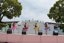 チームしゃちほこ（写真は愛知・名古屋港 集いの広場でのフリーイベントの様子）。