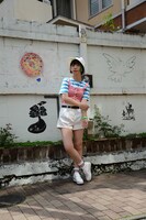 「☆ZANSHIN FASHION COLLECTION 2014 S/S☆」永原真夏（SEBASTIAN X）のアザーカット。