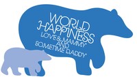 信藤三雄による「WORLD HAPPINESS 2008」キービジュアル。