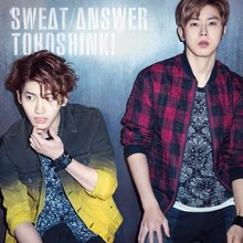 東方神起「Sweat / Answer」ジャケット