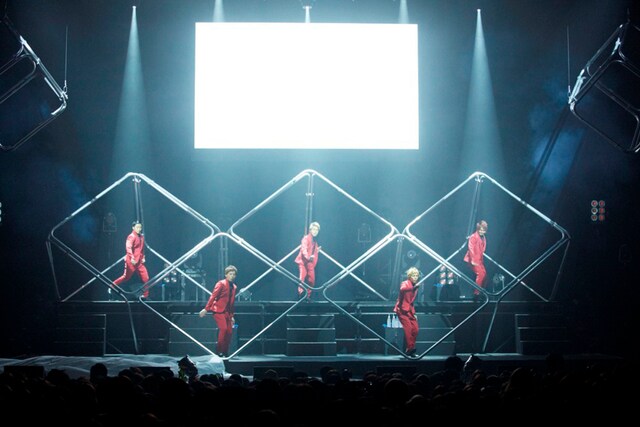 5月20日に実施されたDa-iCE「Da-iCE LIVE TOUR 2014 -PHASE 2-」東京・EX THEATER ROPPONGI 公演の様子。